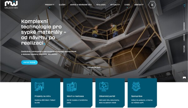 Spuštění nových webových stránek