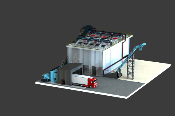 Linka příjmu a skladování TAP