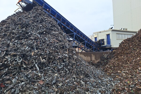 Studie - materiálová logistika haly pro třídění kovů z automobilového odpadu